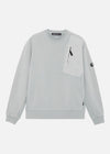 RELAXED GD CREW LIGHT BLUE RÆBURN