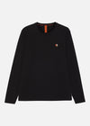 SI L/S TEE BLACK RÆBURN